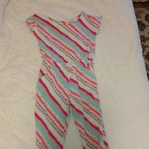 Colorful Striped Jumpsuit Dot Dot Smile